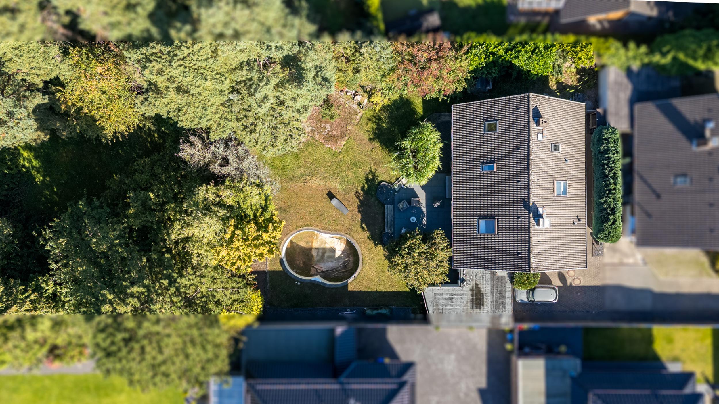 Leherheide - Modernes Einfamilienhaus in begehrter Lage - Vogelperspektive