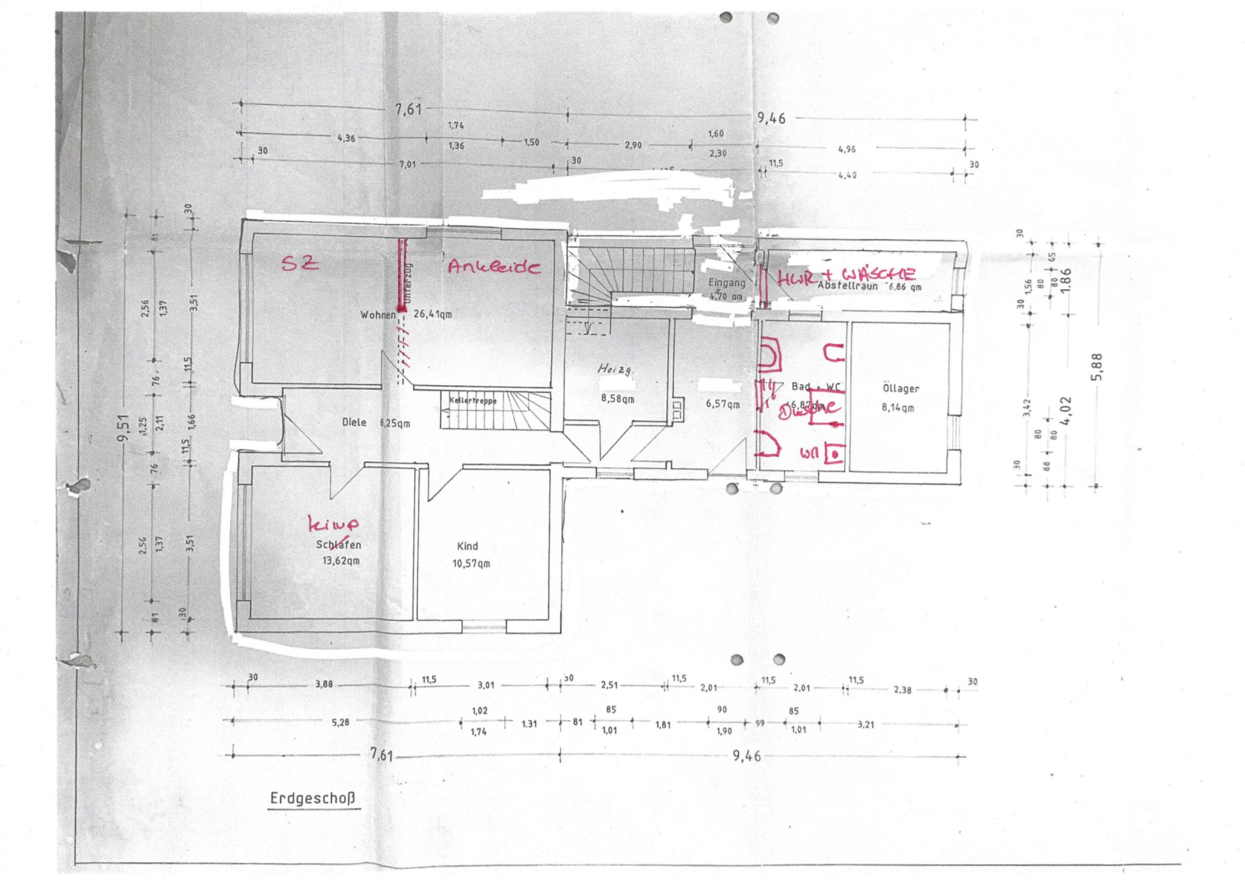 Schiffdorf - Modernisiertes Einfamilienhaus mit zusätzlichem Bauland - Grundriss DG - bearbeitet