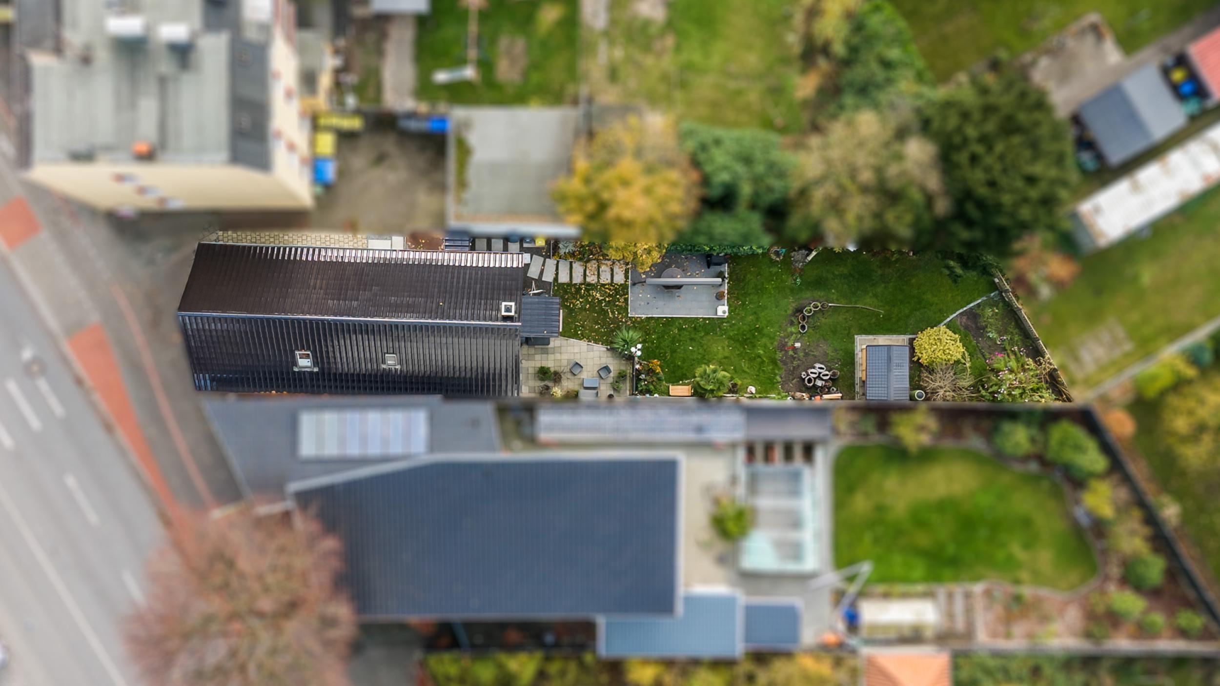 Eckernfeld - Modernisiertes Einfamilienhaus in beliebter Lage - Vogelperspektive