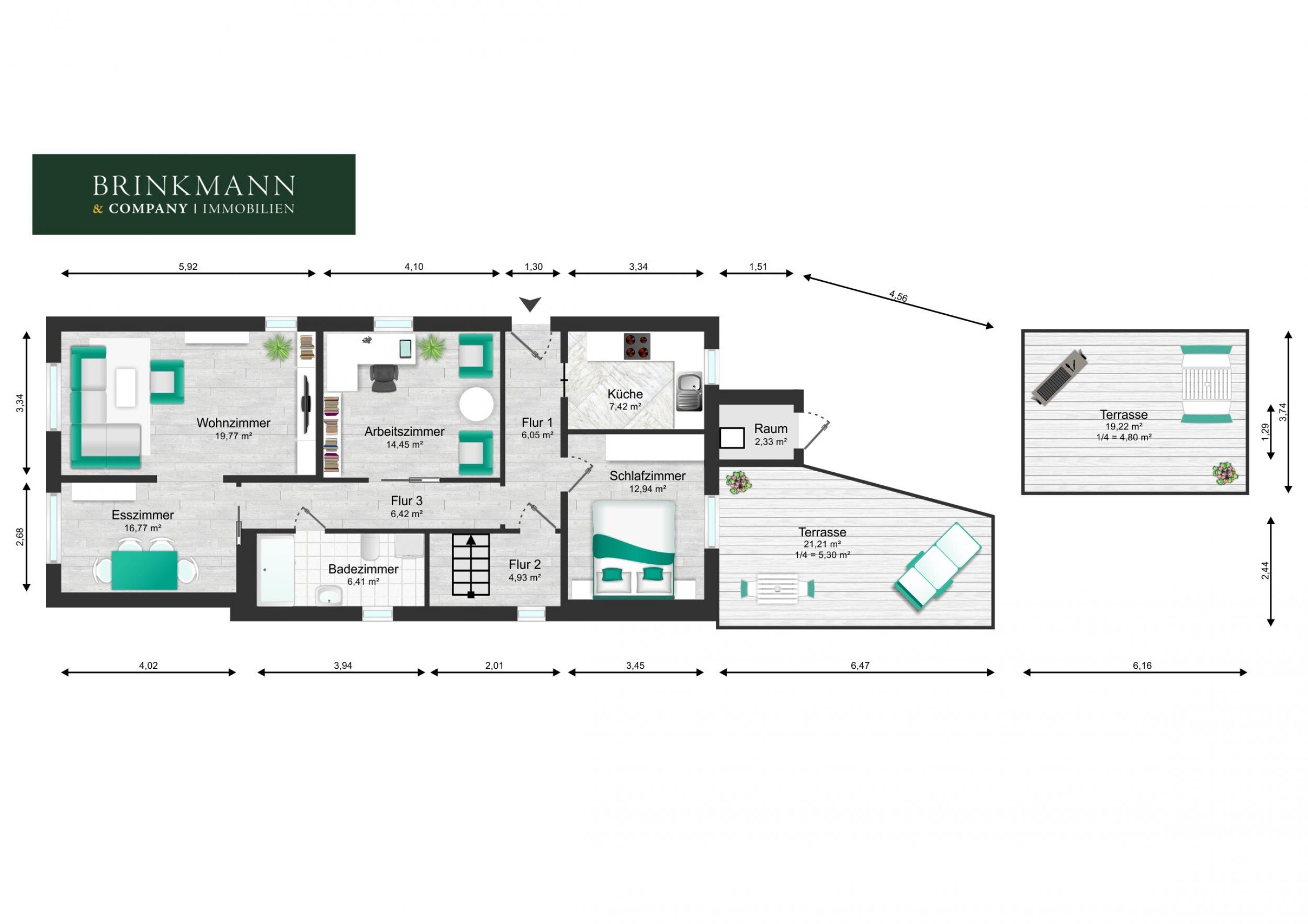 Eckernfeld - Modernisiertes Einfamilienhaus in beliebter Lage - Grundriss Erdgeschoss