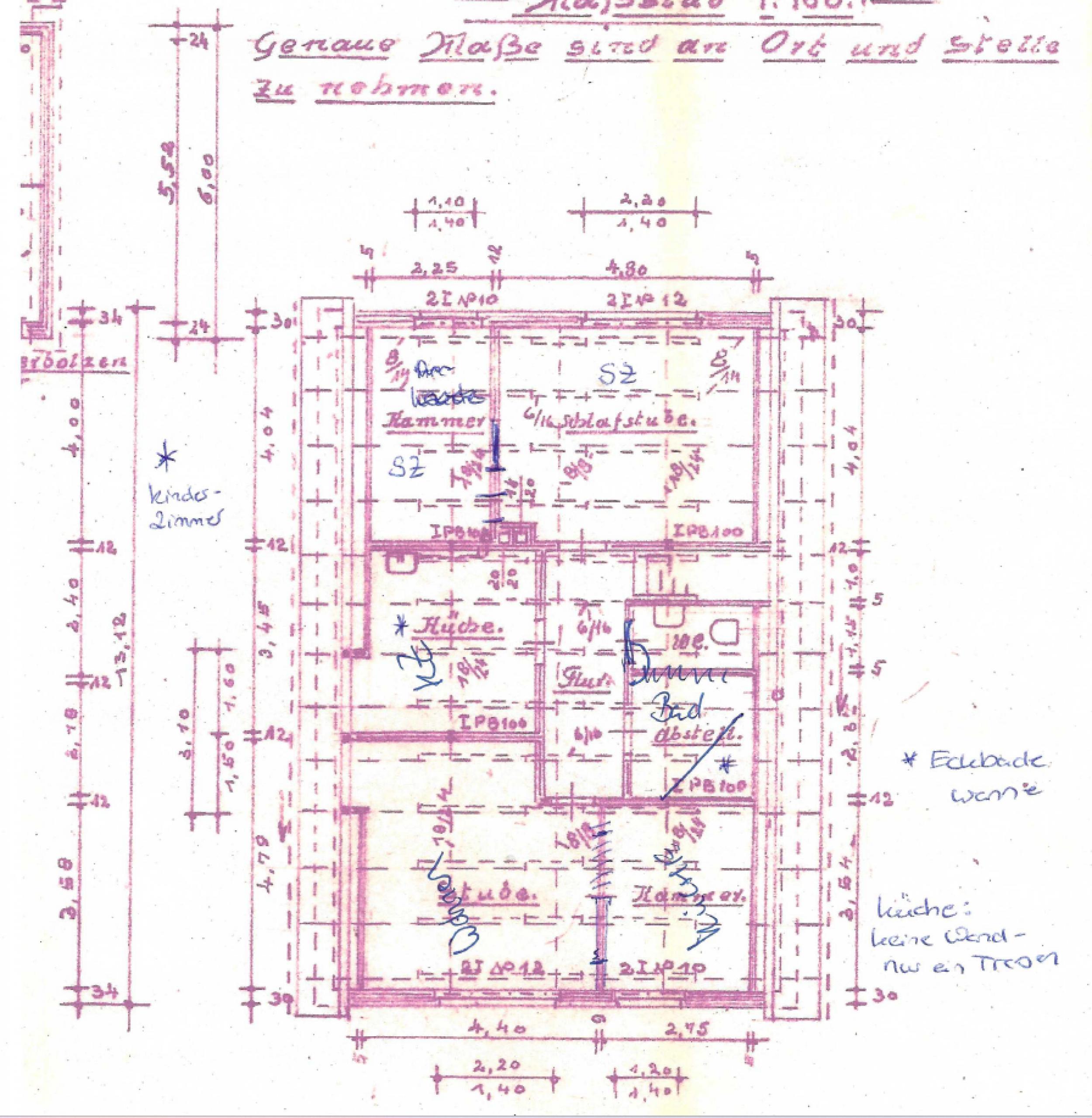 Otterndorf - Ein- bis Zweifamilienhaus in der Nähe der Elbemündung - Grundriss DG bearbeitet