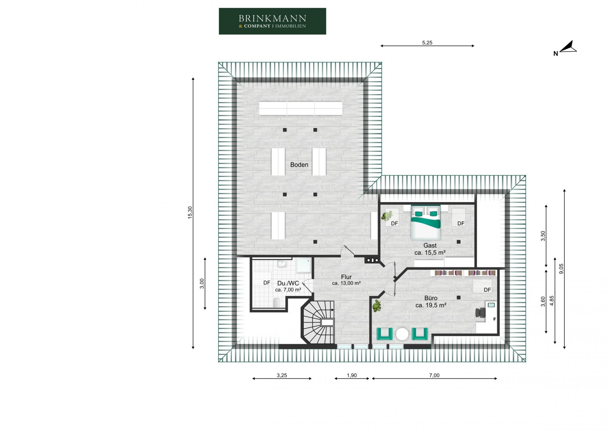 Bokel - Repräsentativer Winkelbungalow in ruhiger Wohnlage – ein Zuhause zum Wohlfühlen - Grundriss Kellergeschoss