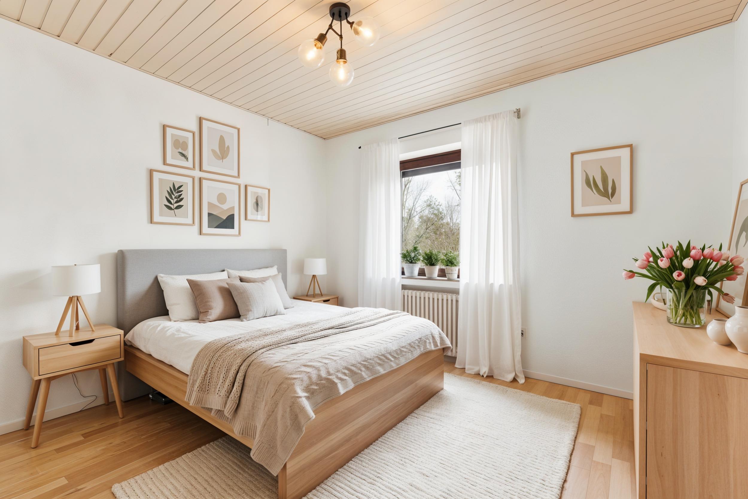 Burglesum - Familienfreundliches Reihenendhaus in bevorzugter Lage - Schlafzimmer - (KI generiert)