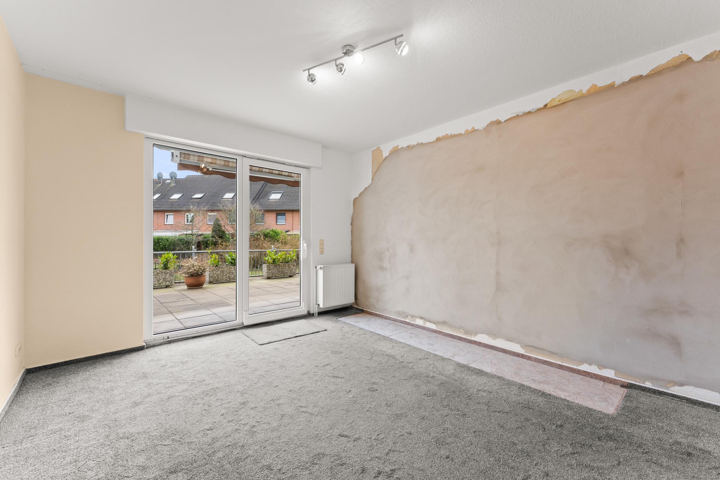 Burglesum - Attraktive Hochparterrewohnung mit großer Sonnenterrasse - Schlafzimmer