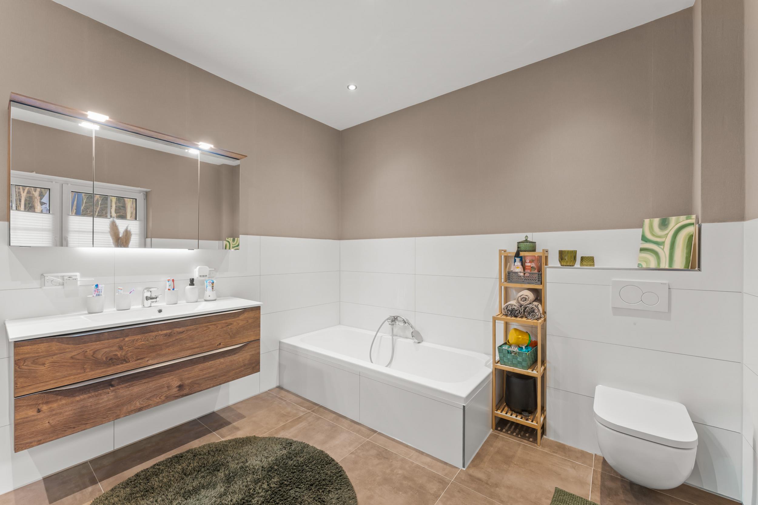 Beverstedt - Moderner Winkelbungalow in ländlicher Lage mit Außbaupotenzial - Bad