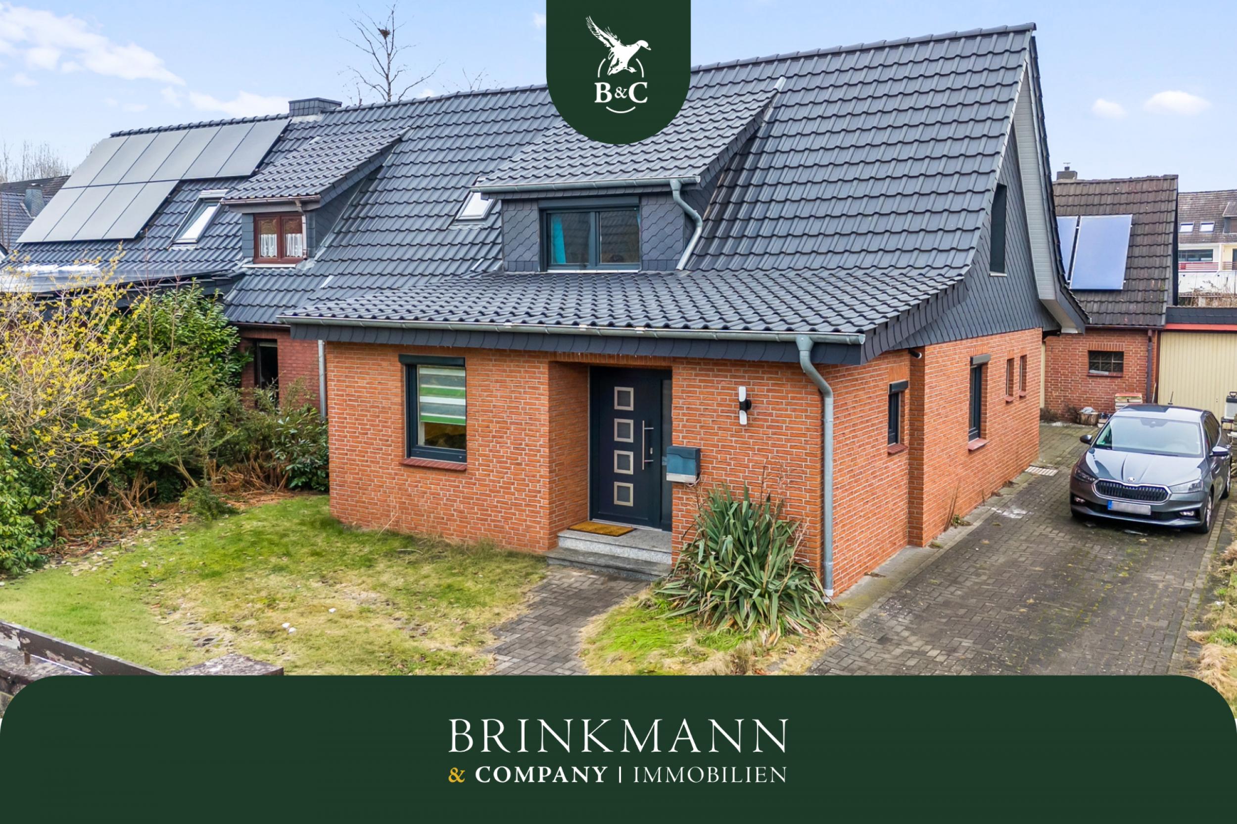 Surheide - Charmante Doppelhaushälfte mit Nebengelass und großem Grundstück - Anzeigebild