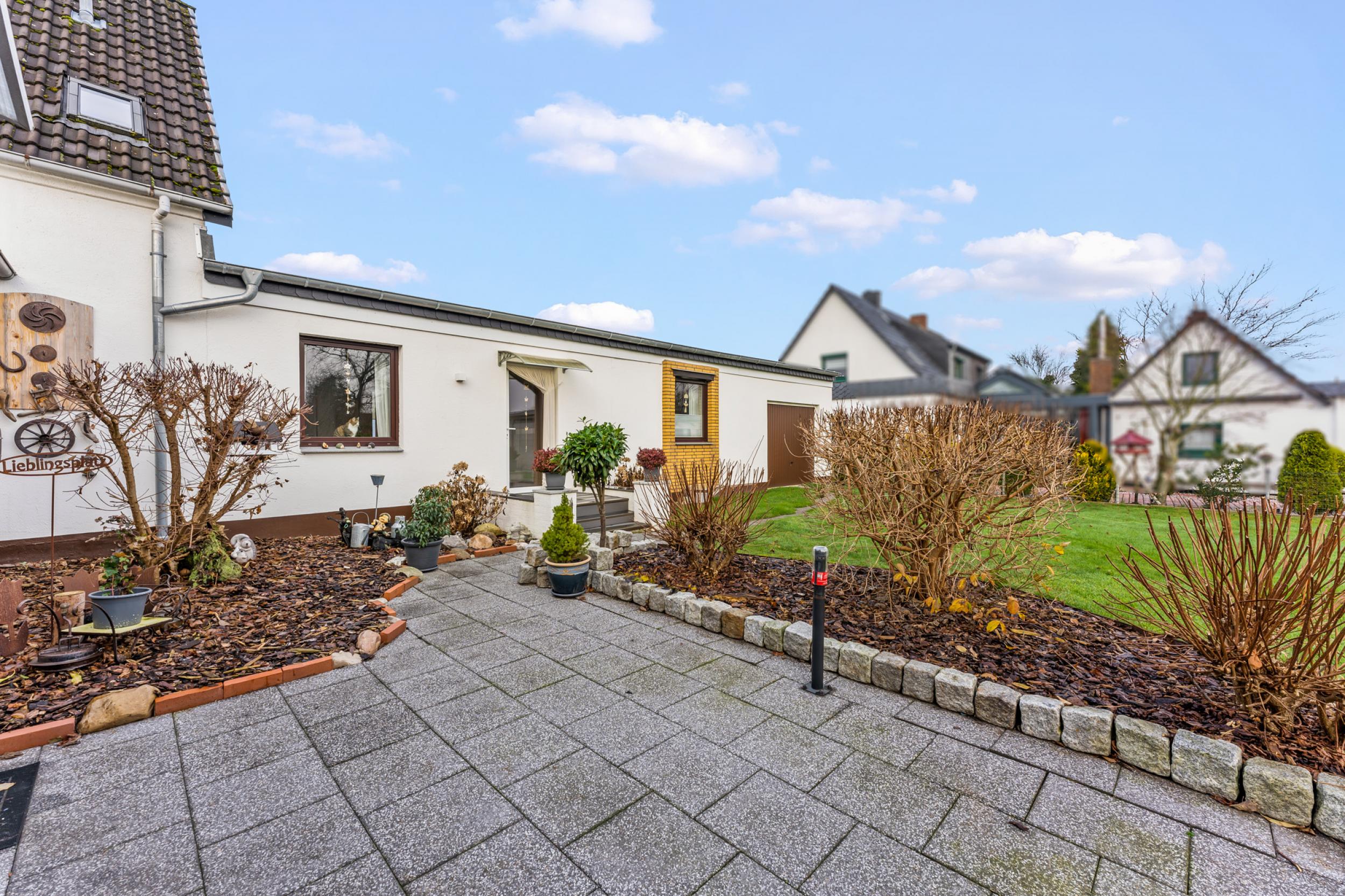 Leherheide - Moderne Doppelhaushälfte in beliebter Lage - Außenbereich