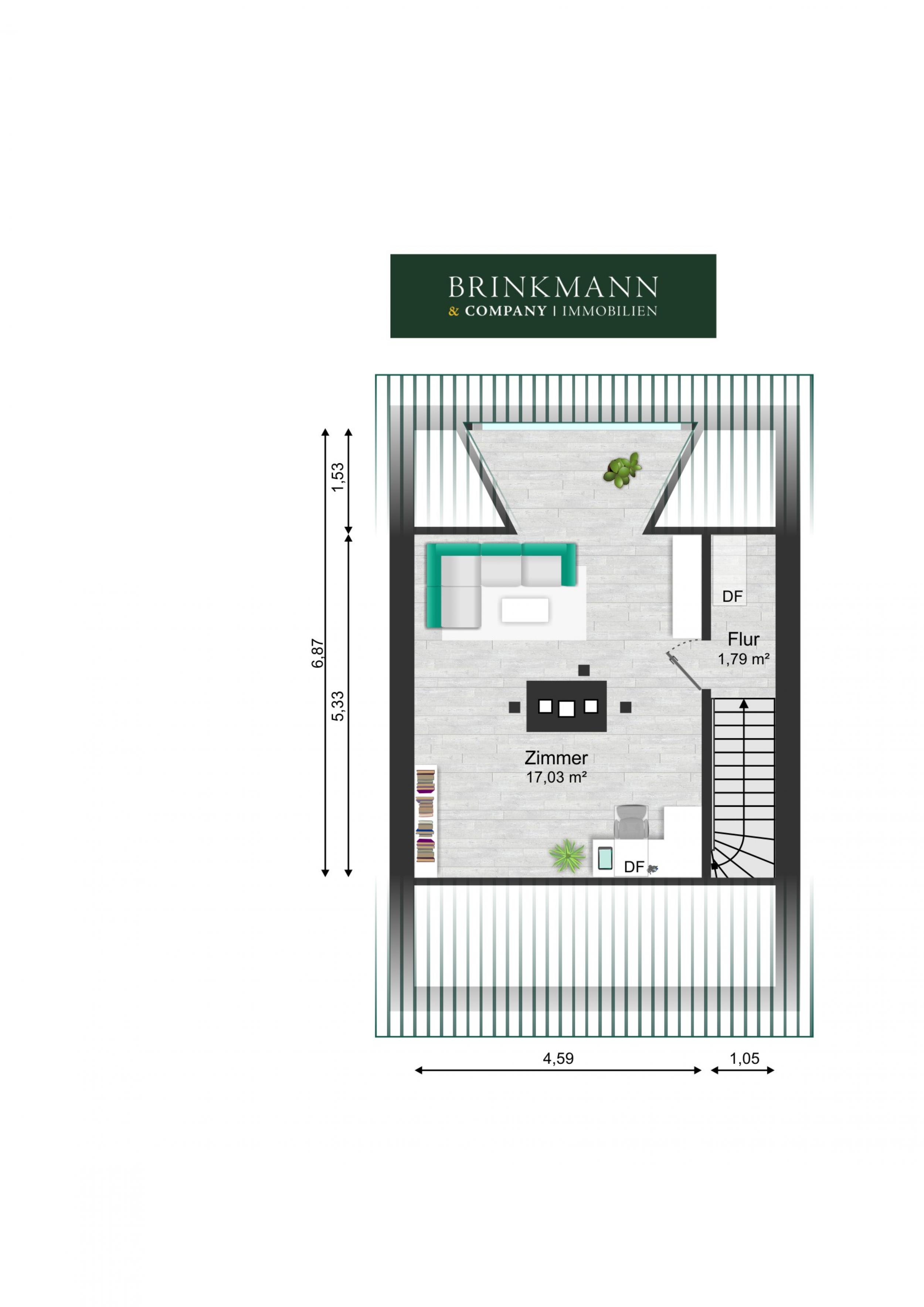 Speckenbüttel - Geräumige Doppelhaushälfte in Parknähe - Erdgeschoss
