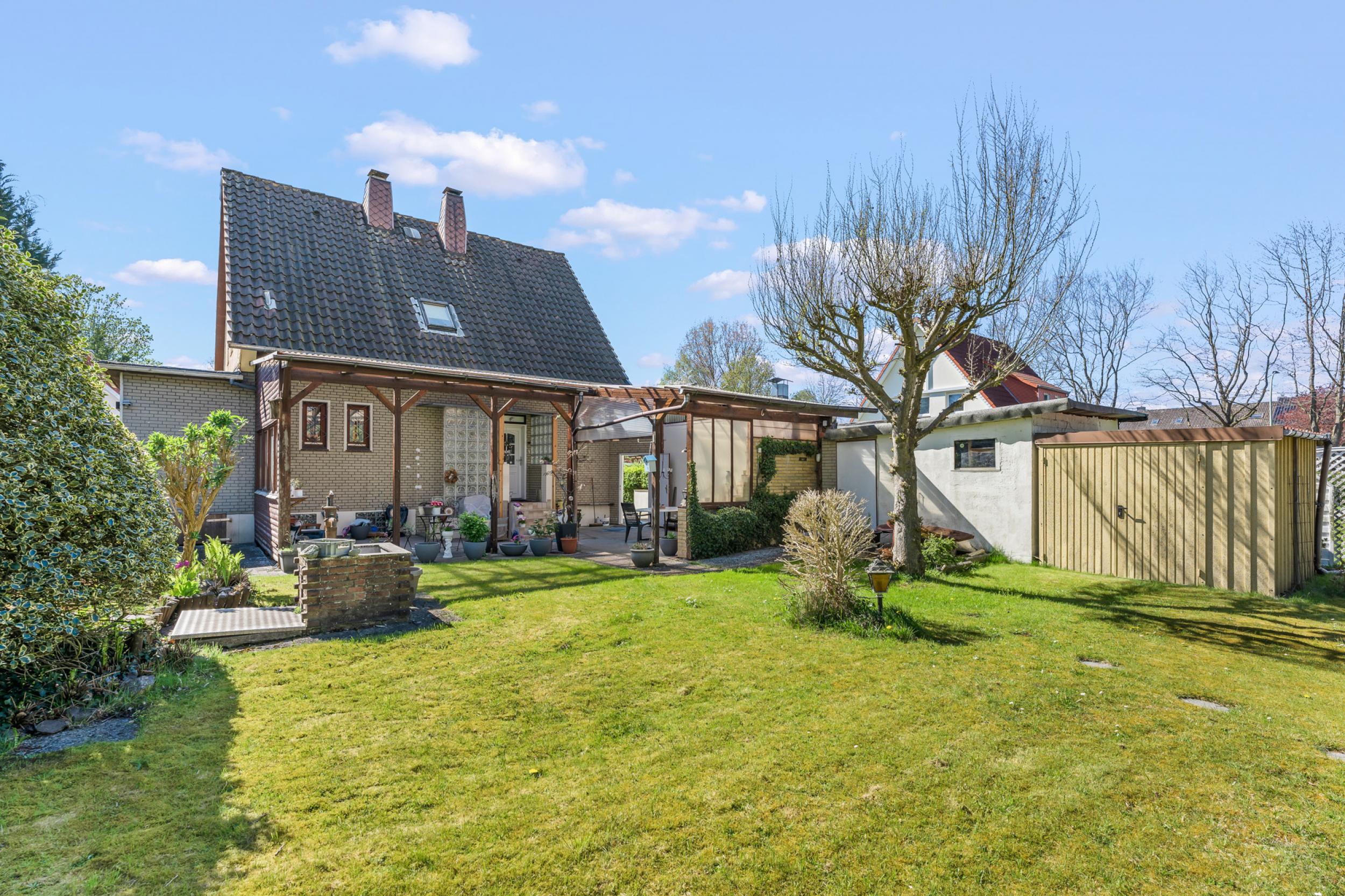 Leherheide - Charmantes Einfamilienhaus in ruhiger Lage - Rückansicht