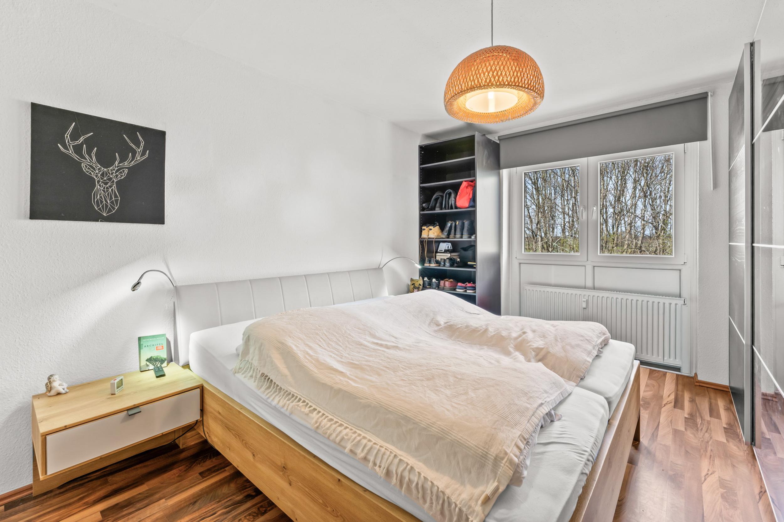 Hagen - Einladende 3-Zimmerwohnung im Grünen - Schlafzimmer