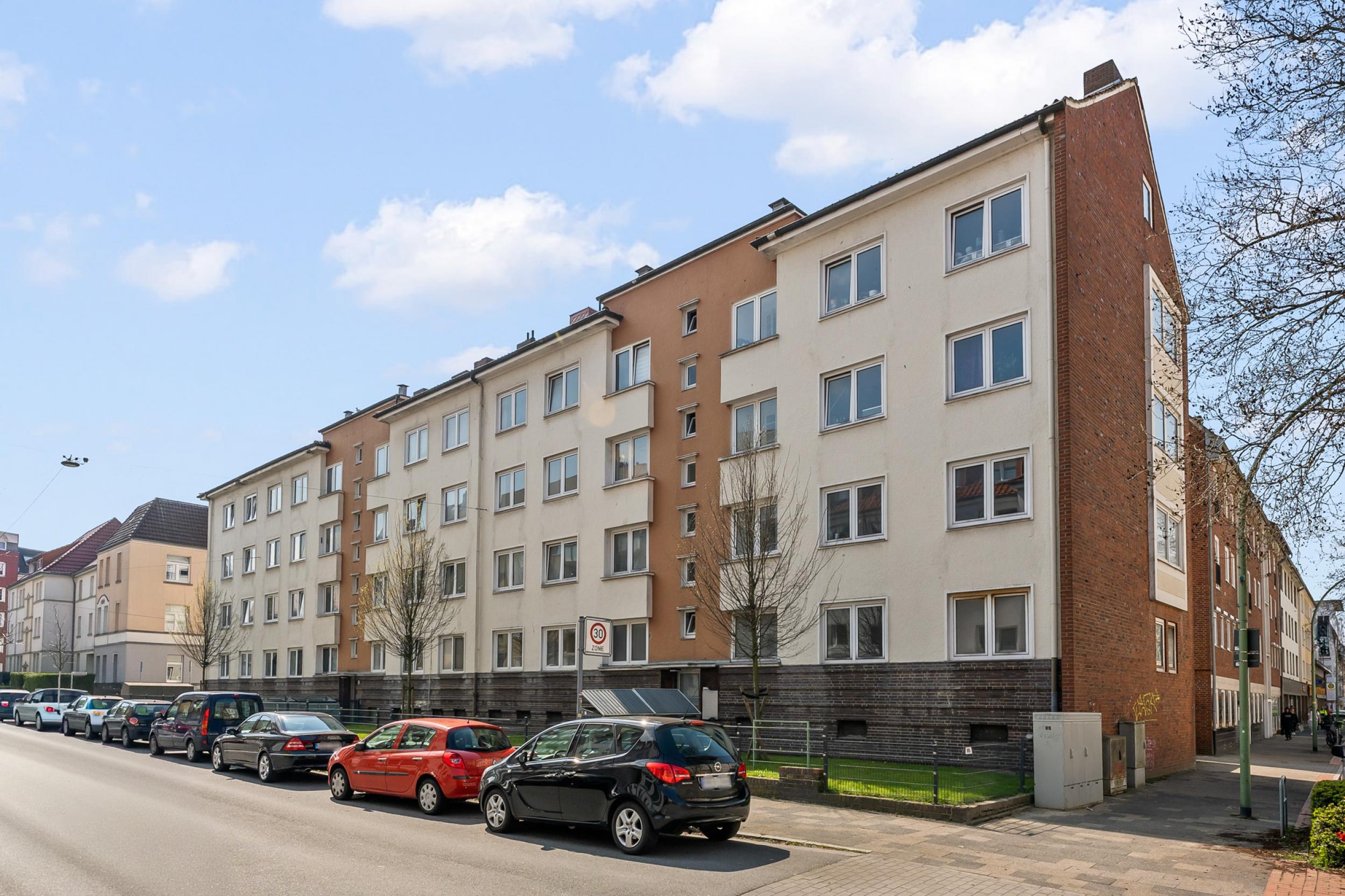 Geestemünde - Modernisierte 3-Zimmerwohnung in zentraler Lage - Außenansicht