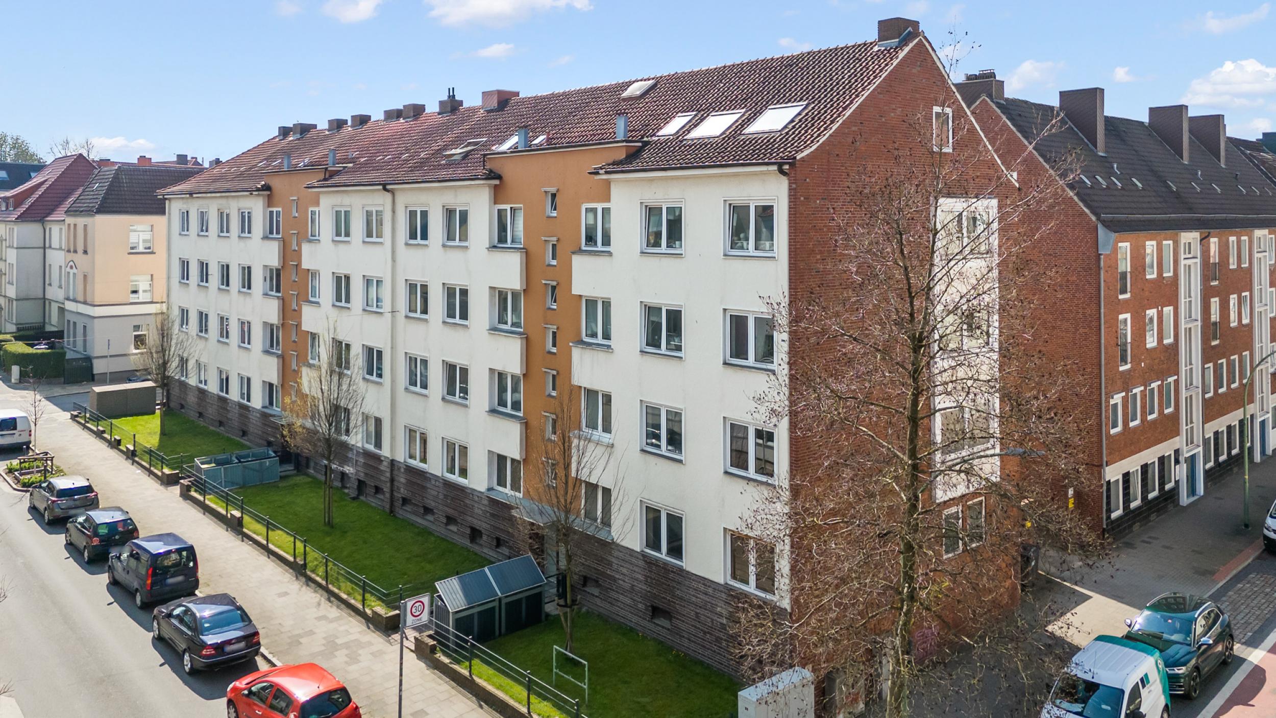 Geestemünde - Modernisierte 3-Zimmerwohnung in zentraler Lage - Außenansicht