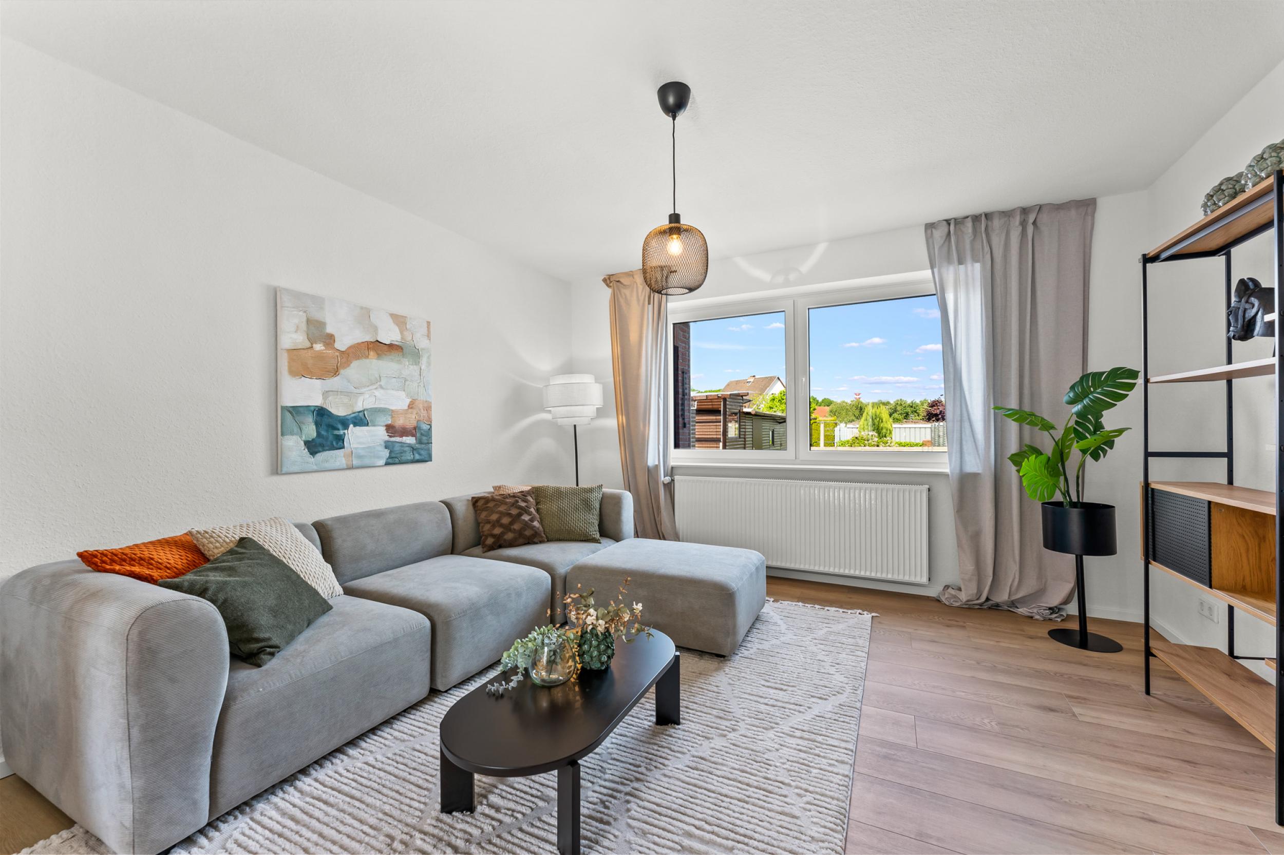 Geestemünde - Top-Renoviertes Reihenmittelhaus in gefragter Lage - Wohnzimmer