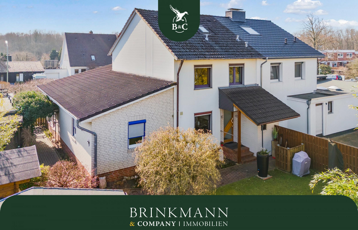 Speckenbüttel - Geräumige Doppelhaushälfte in Parknähe - Außenansicht