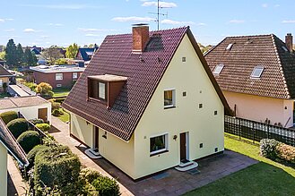 Eckernfeld - Gepflegtes Einfamilienhaus in familienfreundlicher Lage - Rückansicht