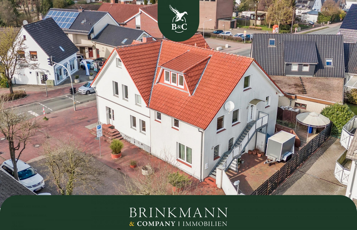 Loxstedt - Lichtdurchflutete 3-Zimmer-Maisonettewohnung im Ortszentrum - Titelbild