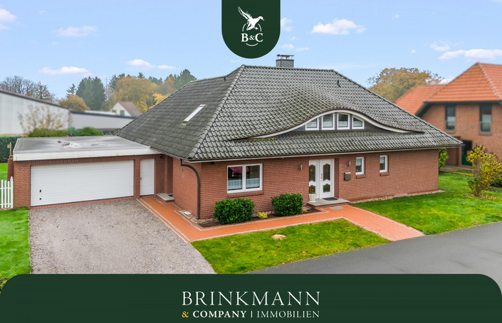 Bokel - Repräsentativer Winkelbungalow in ruhiger Wohnlage – ein Zuhause zum Wohlfühlen - Anzeigebild