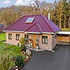 Beverstedt - Moderner Winkelbungalow in ländlicher Lage mit Außbaupotenzial - Frontansicht