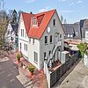 Loxstedt - Lichtdurchflutete 3-Zimmer-Maisonettewohnung im Ortszentrum - Rückansicht