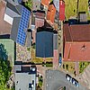 Loxstedt - Modernes KfW-60-Einfamilienhaus mit Erdwärme, Garage und pflegeleichtem Grundstück - Vogelperspektive