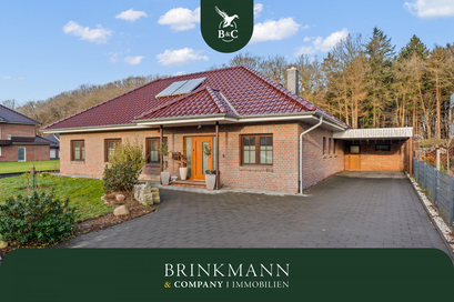 Beverstedt - Moderner Winkelbungalow in ländlicher Lage mit Außbaupotenzial - Anzeigebild