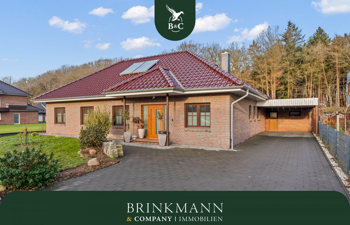 Beverstedt - Moderner Winkelbungalow in ländlicher Lage mit Außbaupotenzial - Anzeigebild