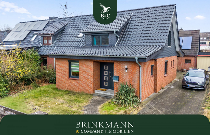 Surheide - Charmante Doppelhaushälfte mit Nebengelass und großem Grundstück - Anzeigebild