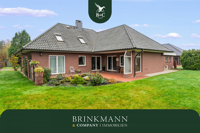 Beverstedt - Repräsentativer Winkelbungalow in ruhiger Wohnlage – ein Zuhause zum Wohlfühlen - Anzeigebild