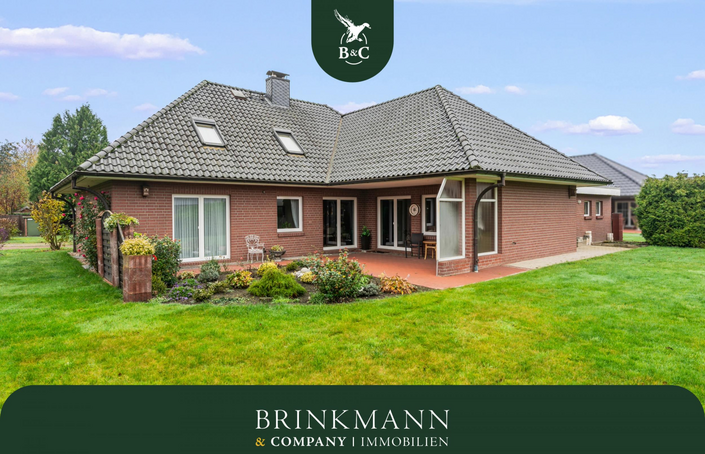 Beverstedt - Repräsentativer Winkelbungalow in ruhiger Wohnlage – ein Zuhause zum Wohlfühlen - Anzeigebild