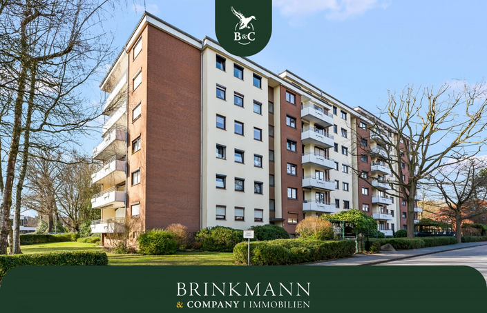 St.-Magnus - Gepflegte Hochparterrewohnung in Nähe zum Park - Außenansicht